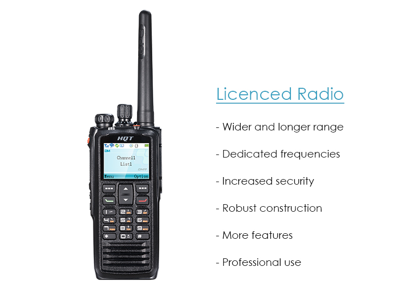 licenced radios