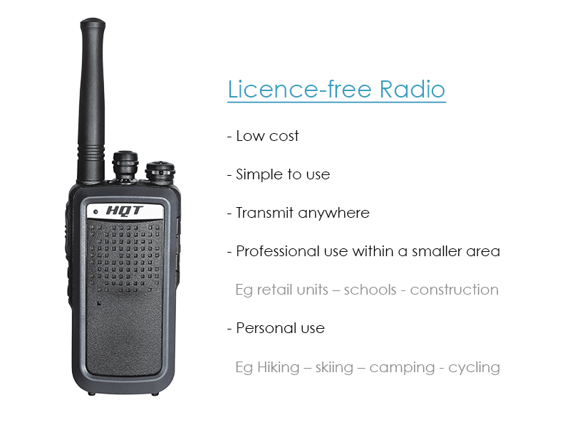 licence-free radios